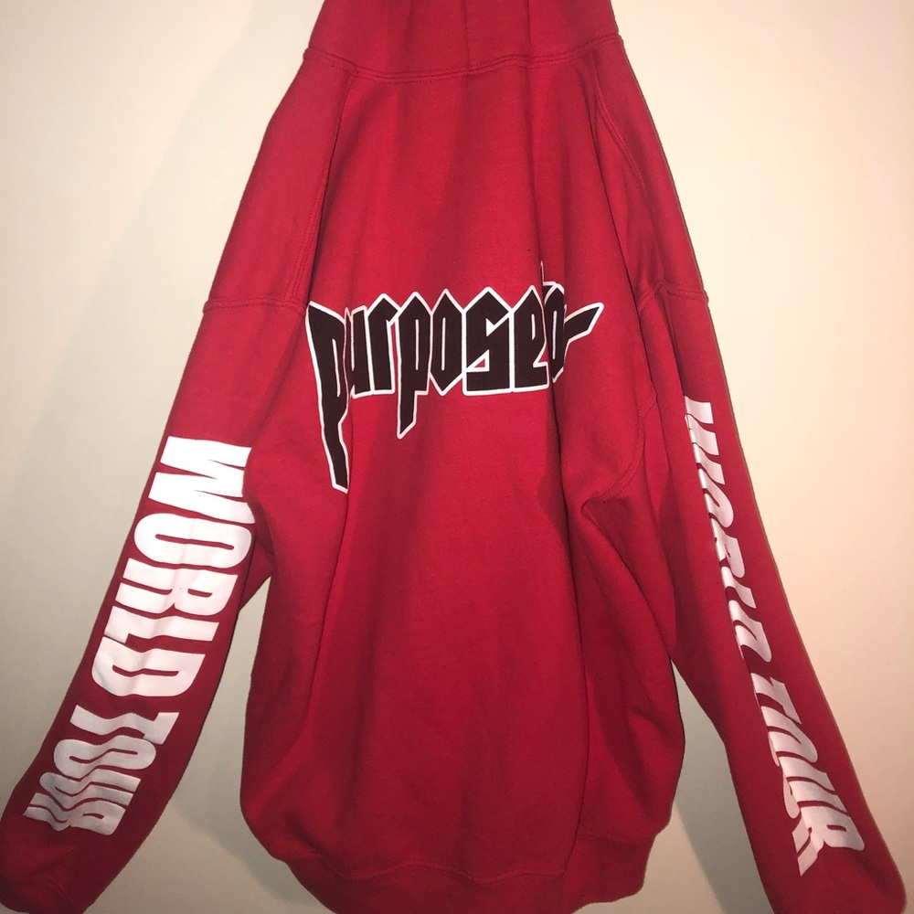 Justin Bieber world tour hoodie